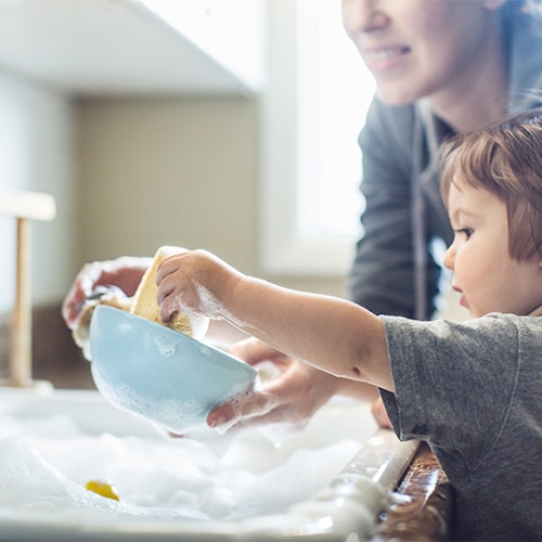 Washing up