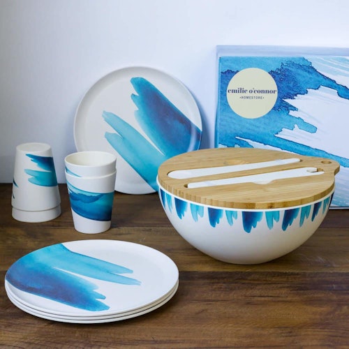 Emilie Ou0026#039;Connor Bamboo Dinnerware Set