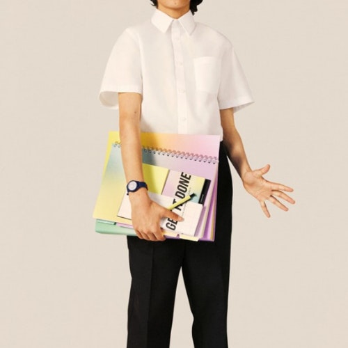 Boys White Stain Resistant Polo Shirts