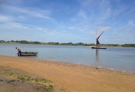 wild riverside camping
