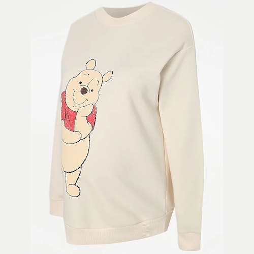 Maternity Disney Winnie the Pooh Cream Sweatshirt
