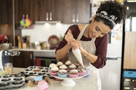 woman baking