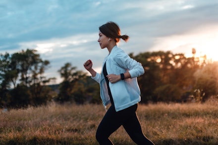 woman running