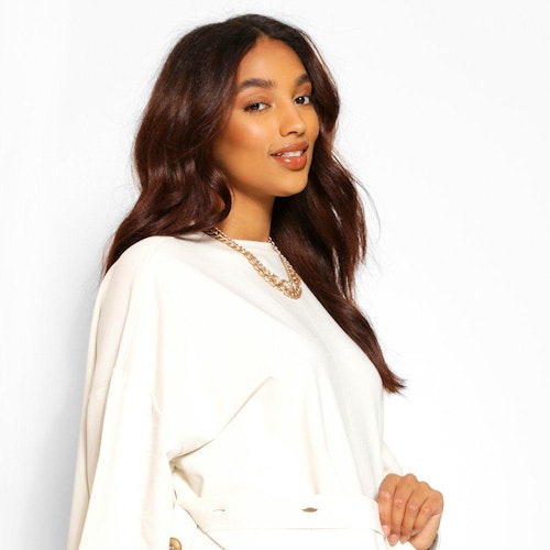 Maternity Side Button Nursing Sweatshirt