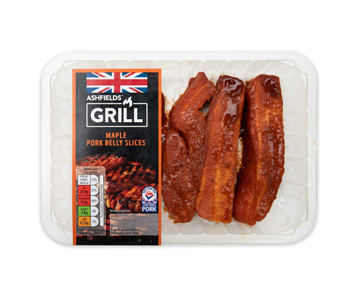 Ashfields Grill Maple Pork Belly Slices