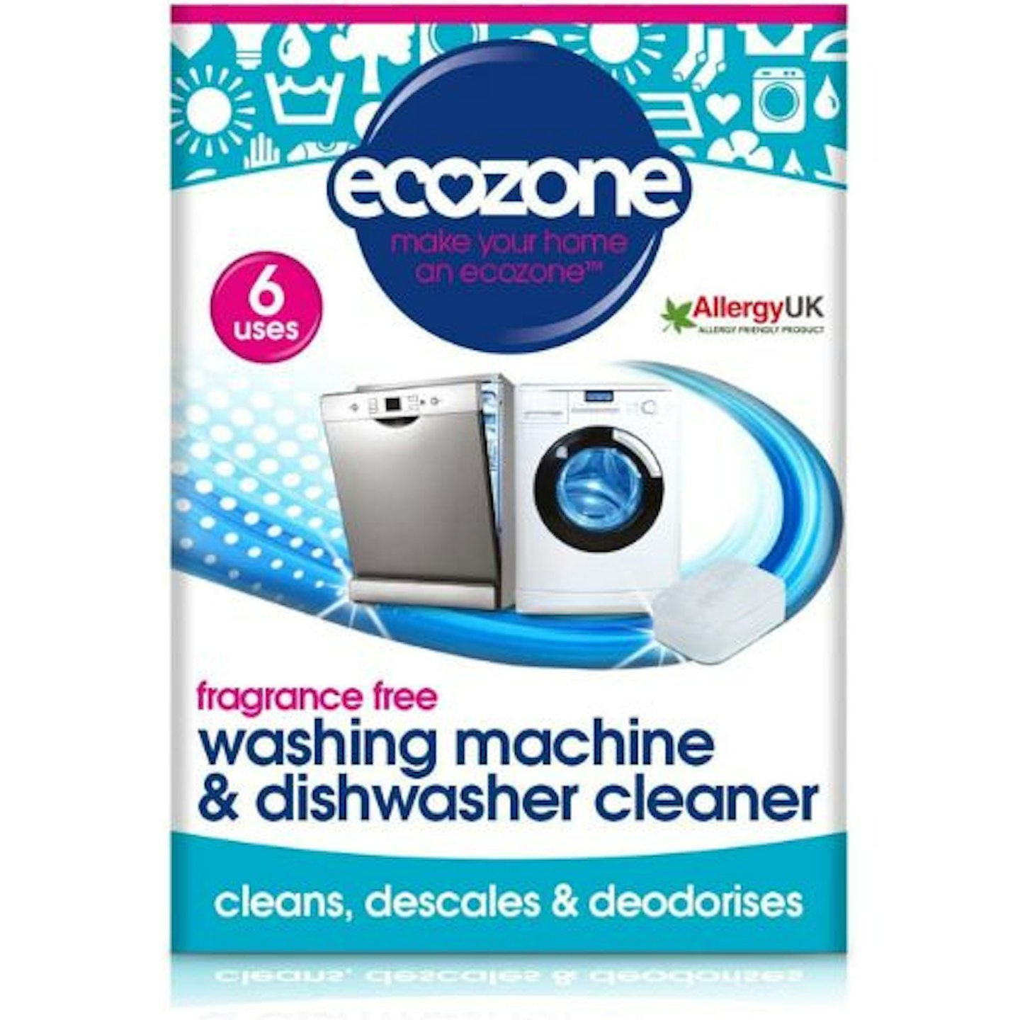 Ecozone Washing Machine and Dishwasher Cleaner Tablets