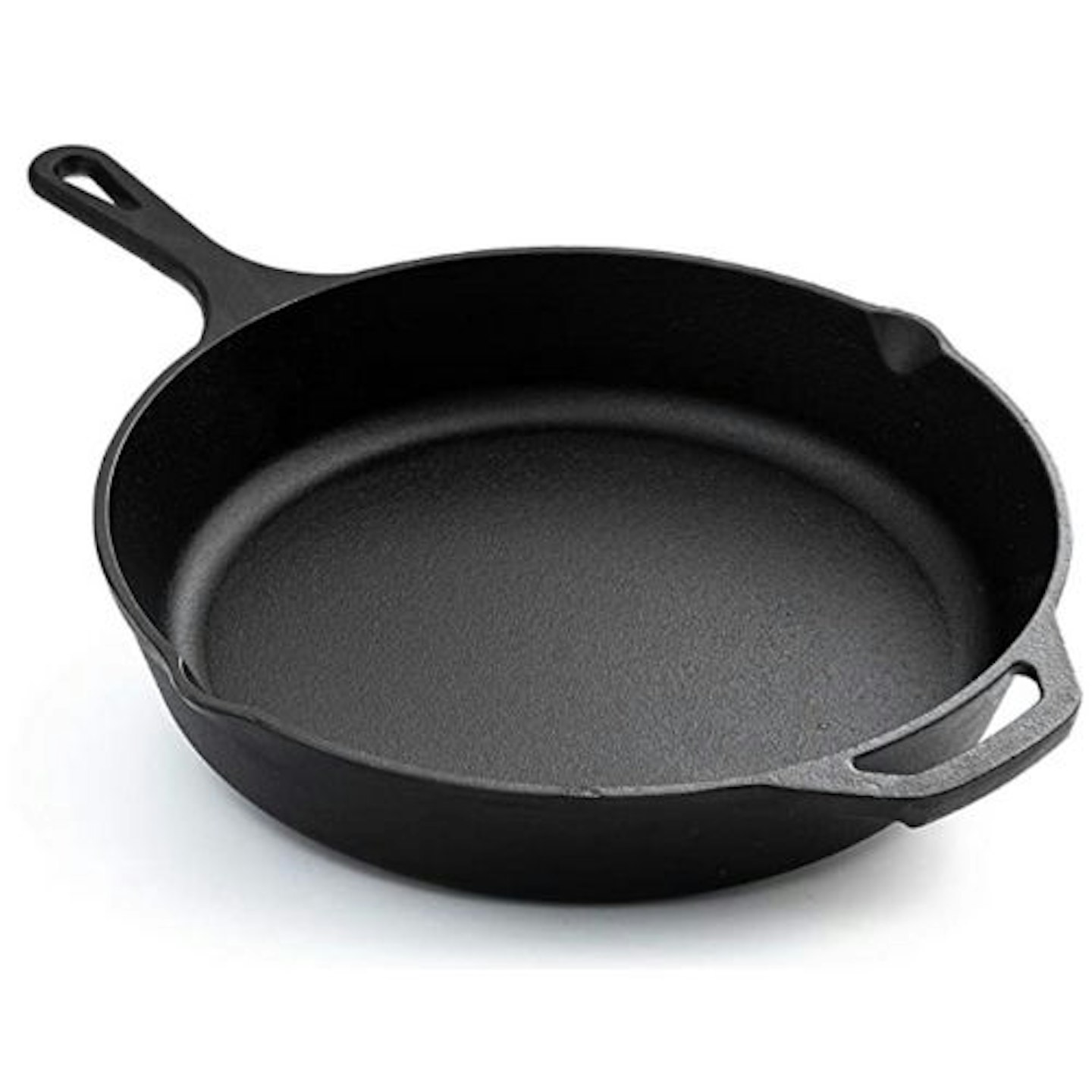 Nuovva Pre Seasoned Cast Iron Skillet Frying Pan 32cm