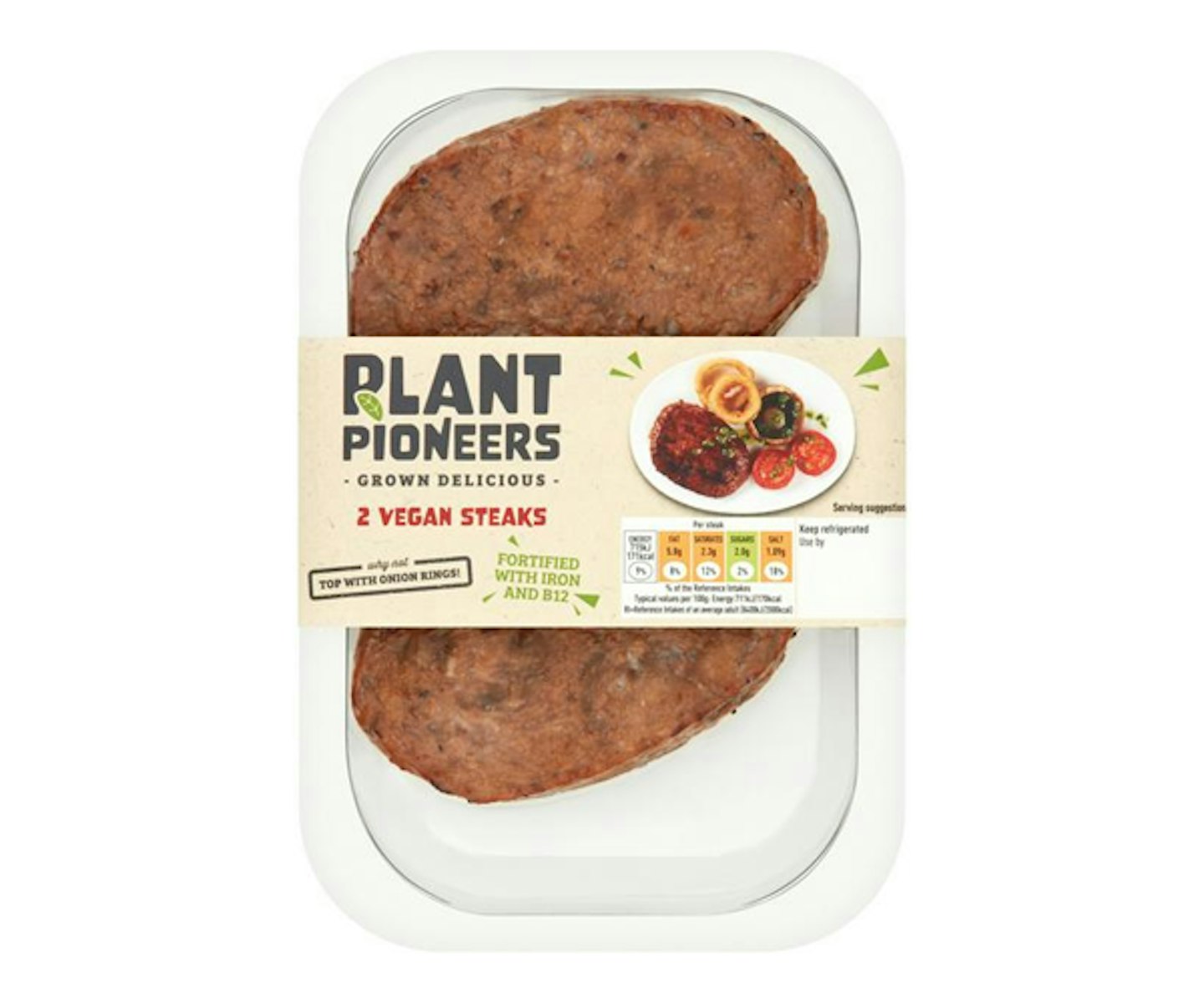 Plant Pioneers Vegan Steaks x2 227g