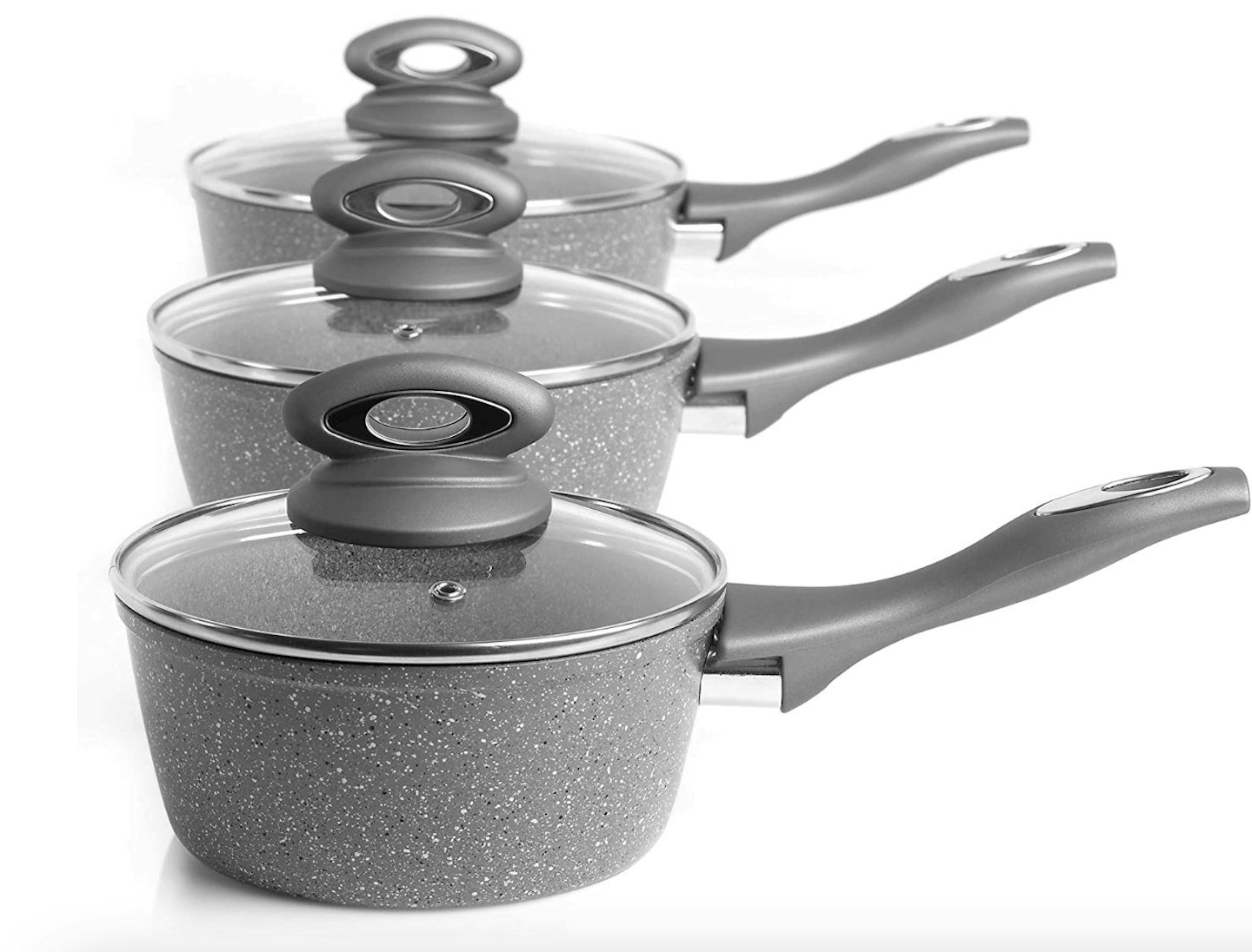 Salter BW02986G Collection Forged Aluminium Non Stick 3 Piece Saucepan Set