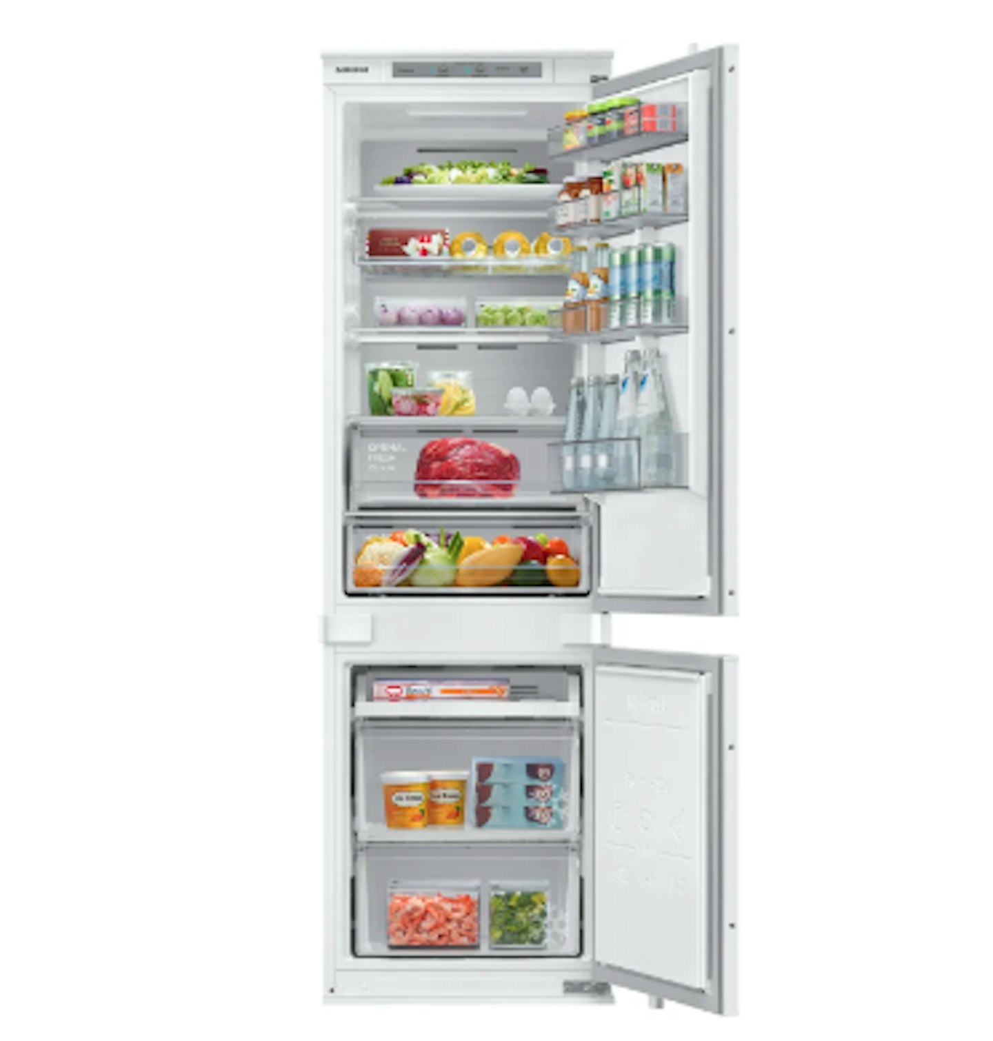 Samsung BRB26705DWW Integrated 70/30 Frost Free Fridge 