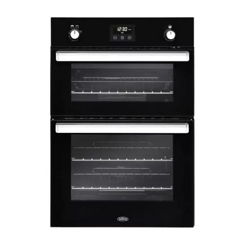 BELLING BI902G Gas Double Oven Black