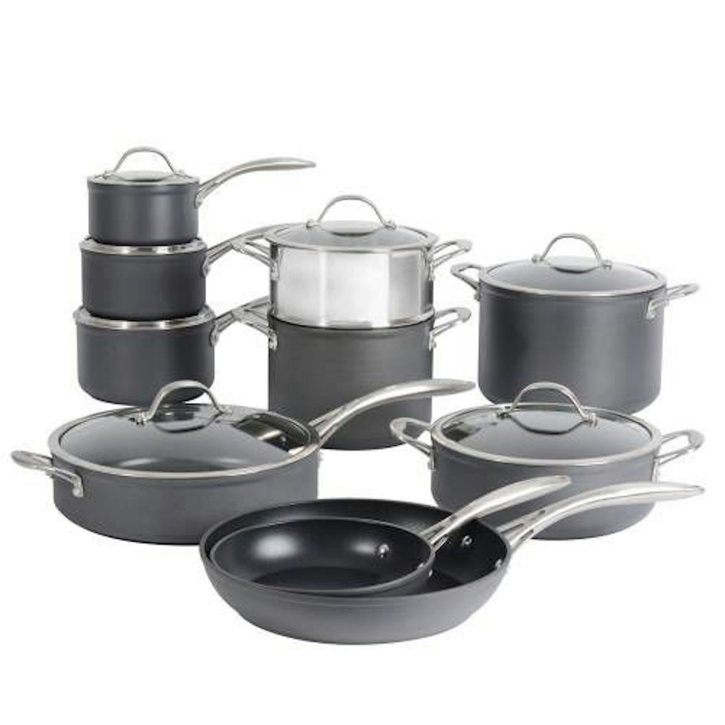 ProCook, Professional Anodised Cookware Set (10 Piece)