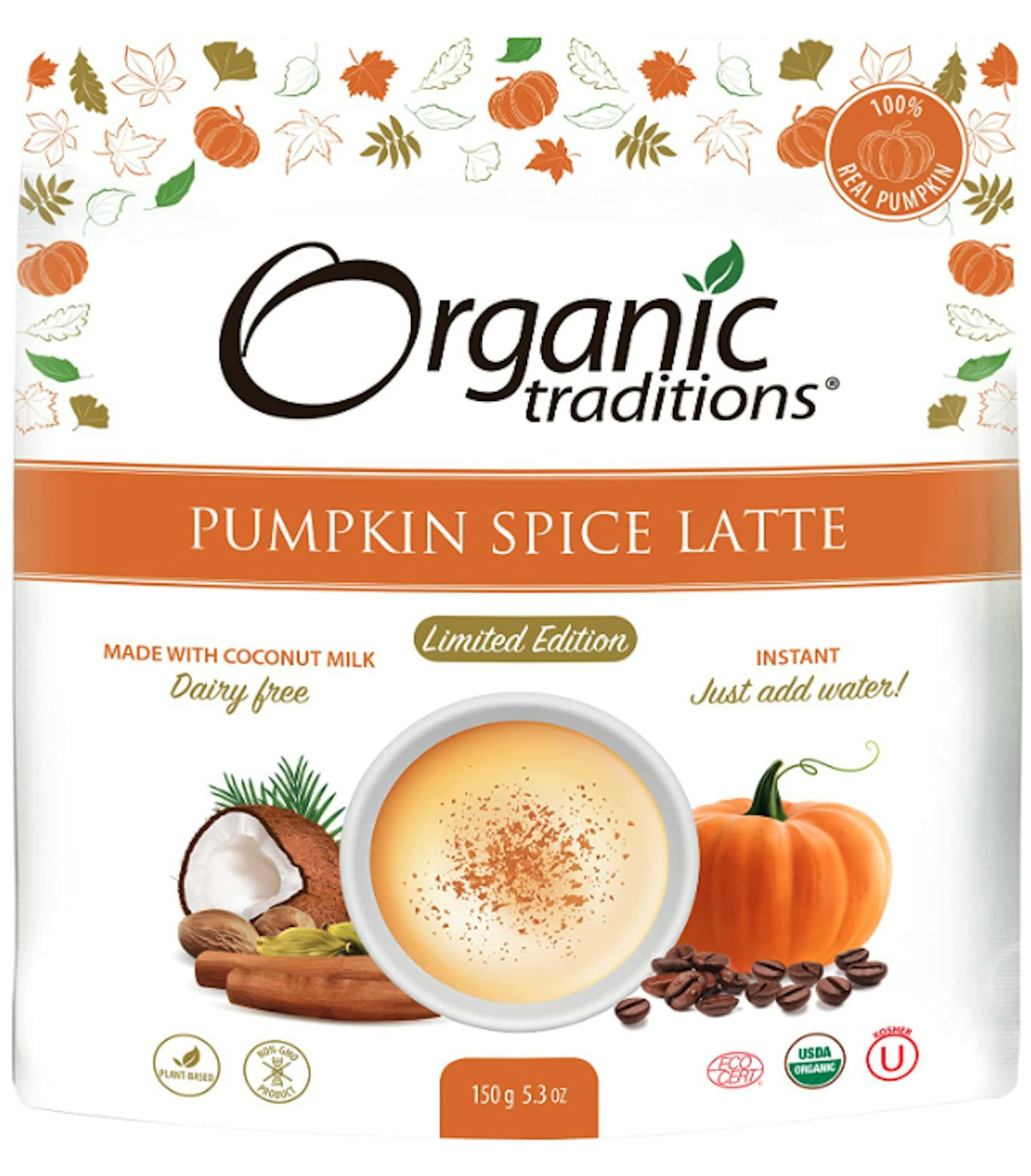 Organic Traditions Limited Edition Pumpkin Spice Latte