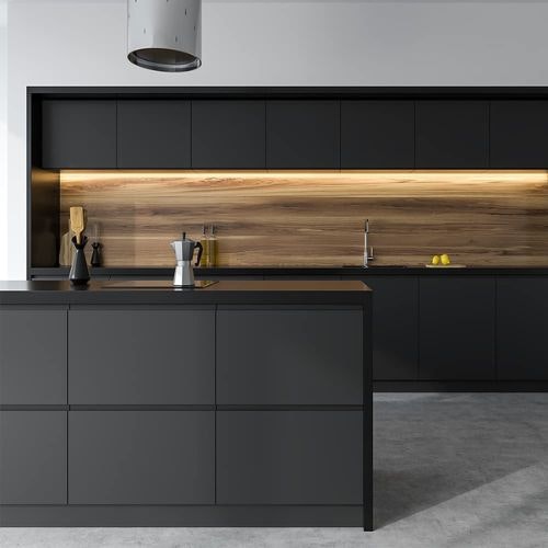 Vinyl Kitchen Wrap A CostEffective Solution Advice A Modern Kitchen