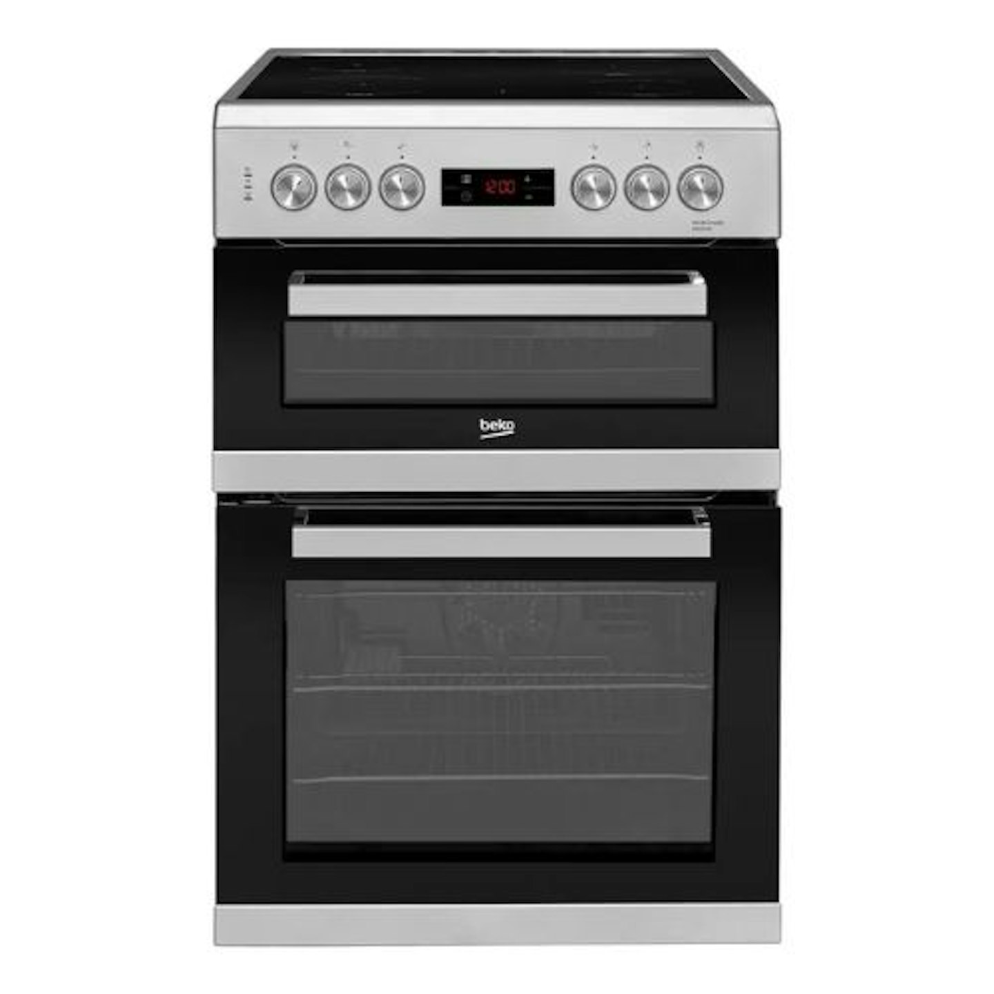 Beko KDC653S 60cm Double Oven Electric Cooker