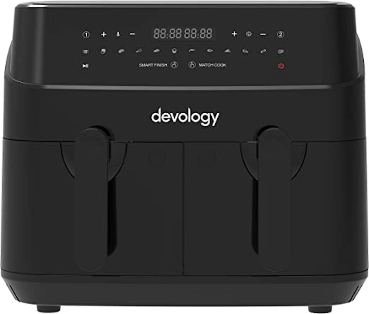 Devology Double Air Fryer - 9L - 2 x 4.5L