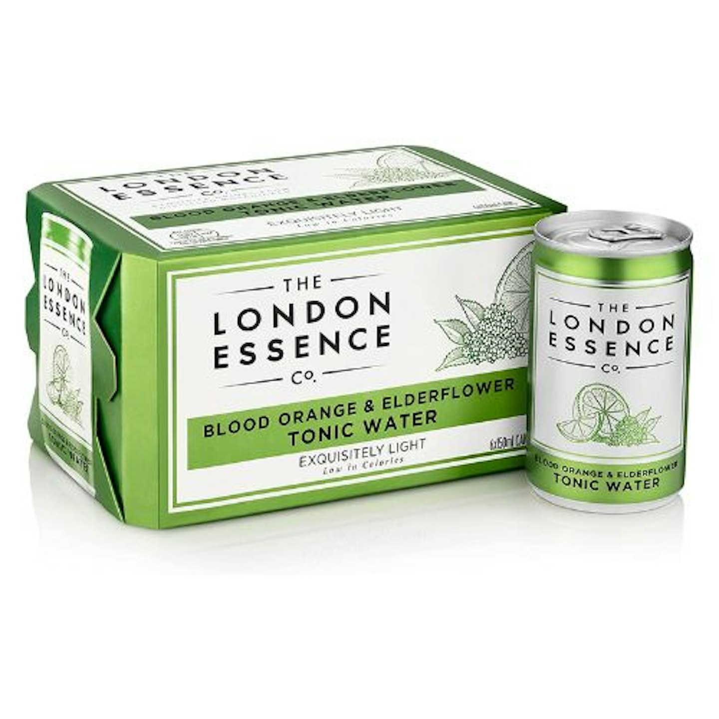 The London Essence Co, Blood Orange & Elderflower Tonic (Pack of 6)