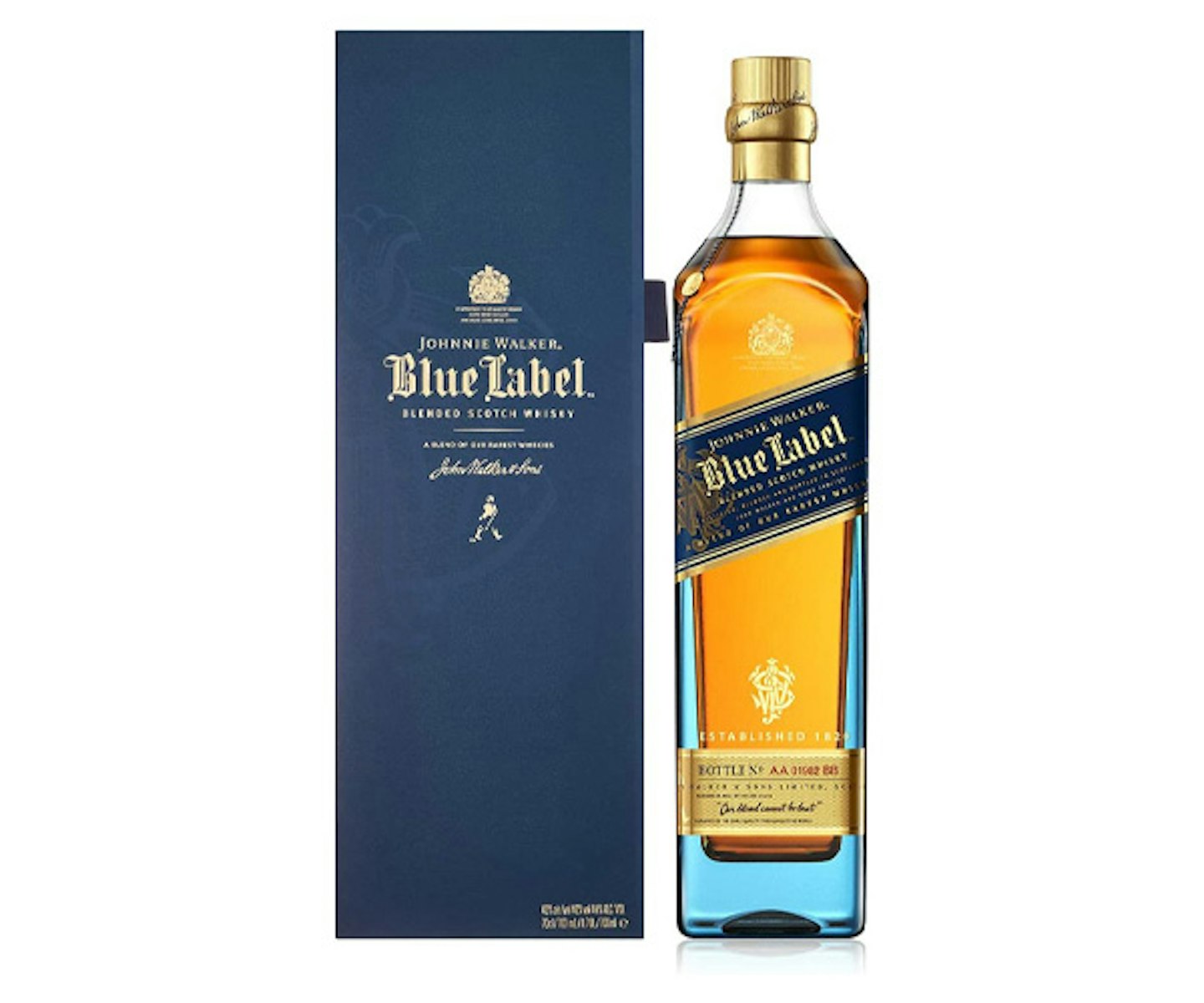 Johnnie Walker Blue Label Blended Scotch Whisky 70cl with Gift Box