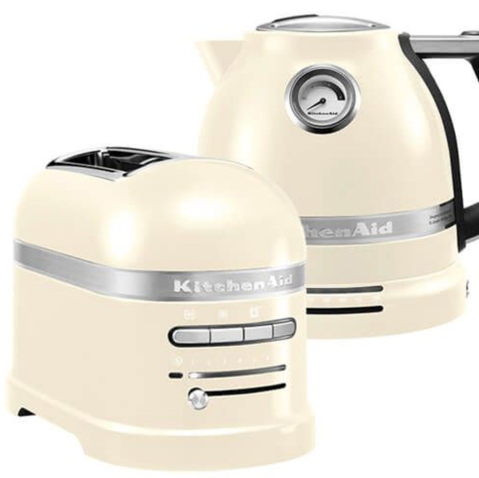 Cream kettle shop and toaster sets