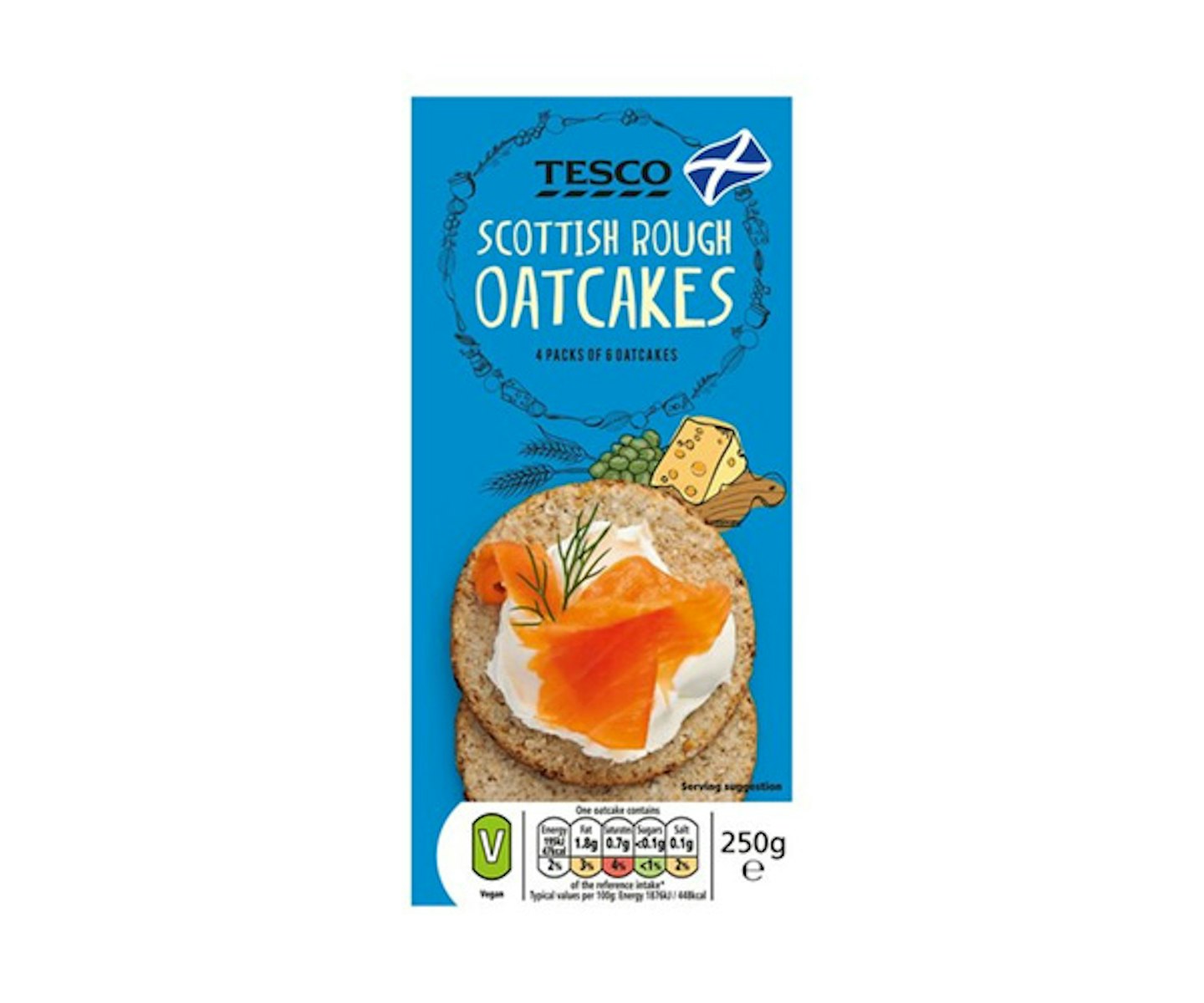 Tesco Scottish Rough Oatcakes