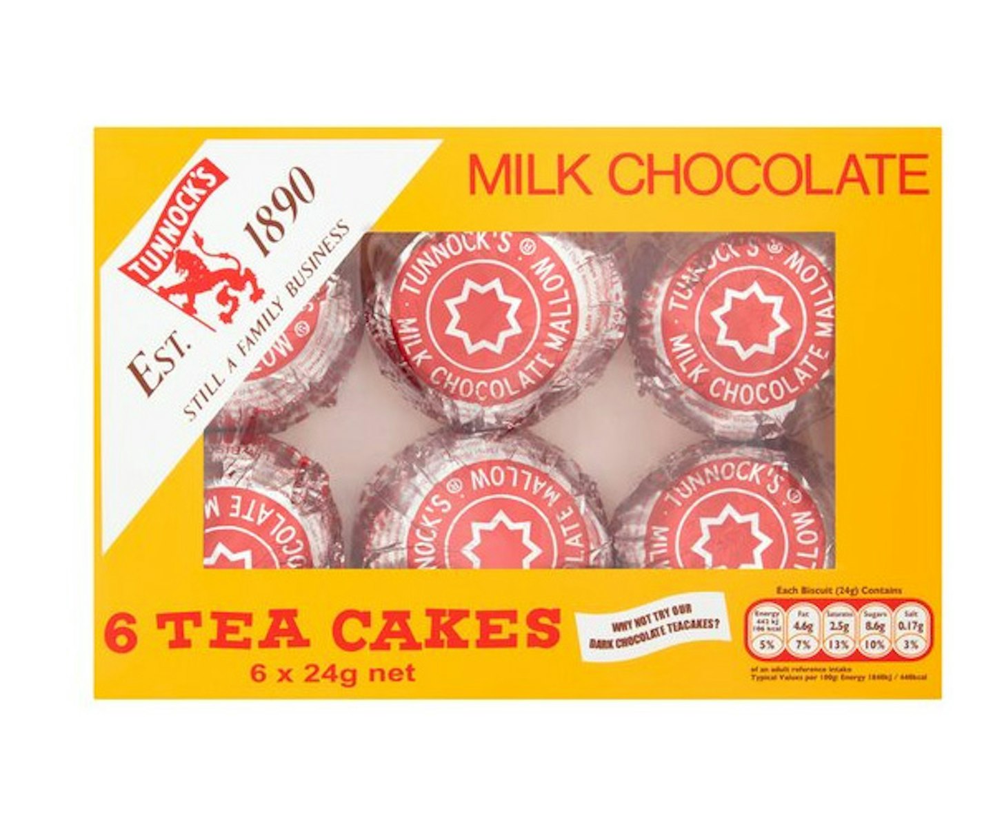 Tunnocks Milk Chocolate Teacakes