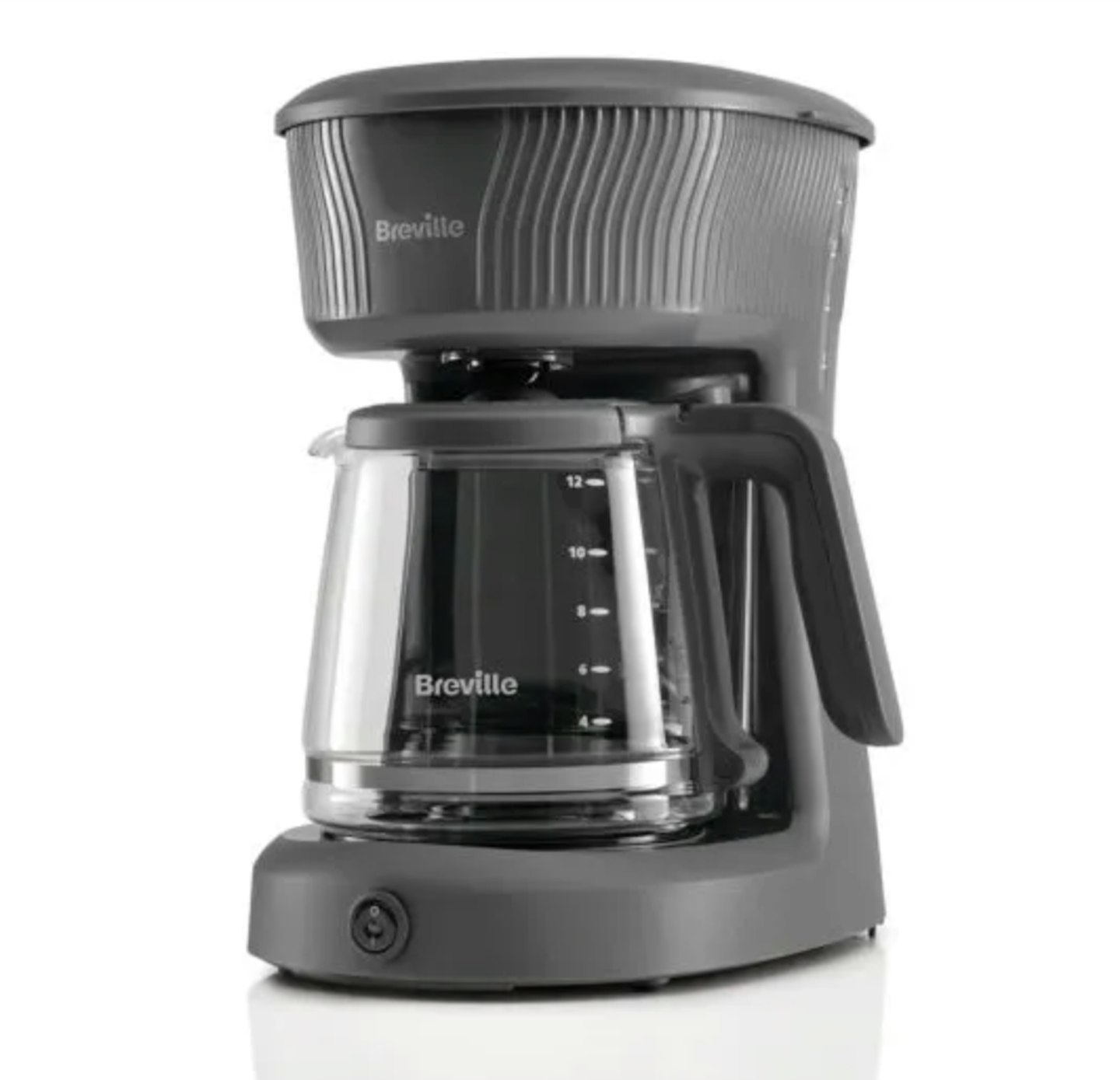Breville VCF139 Flow Collection 12-Cup Filter Coffee Machine - Grey and Chrome