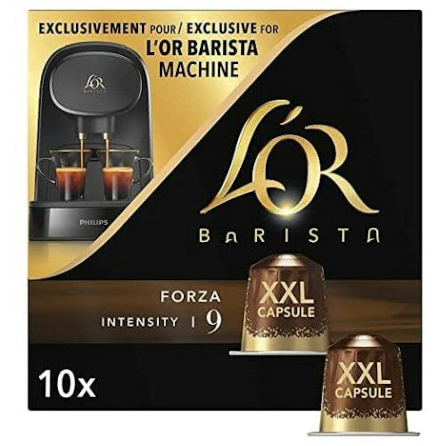 XXL Refillable Stainless Steel Coffee Capsule Pod For LOr Barista