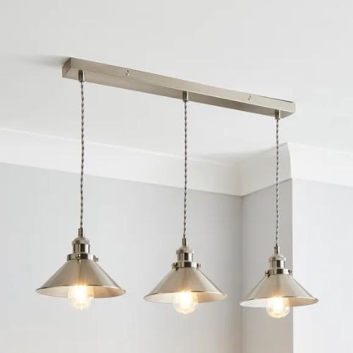Logan 3 Light Industrial Diner Ceiling Fitting