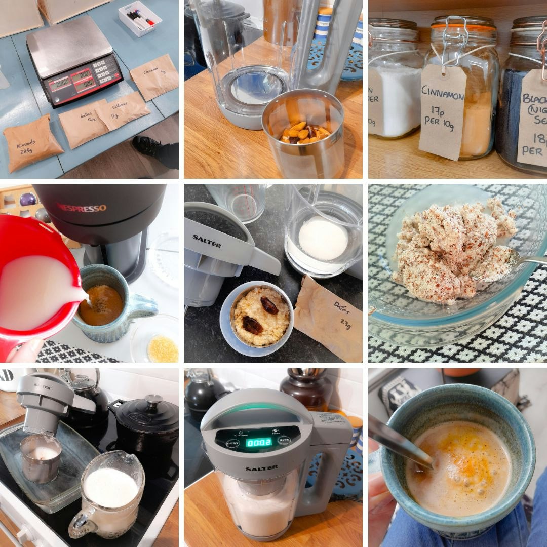 Making homemade oat milk with the Salter Plant M!lk Maker