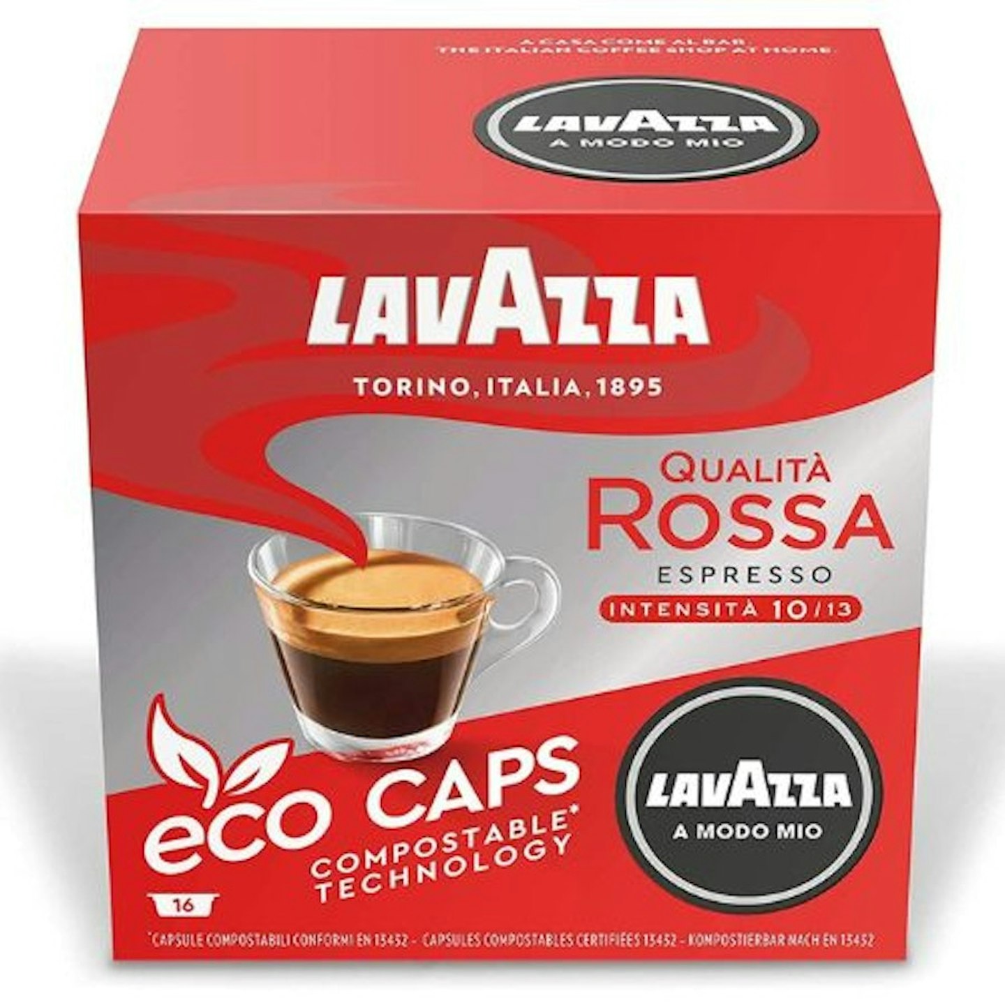 Lavazza A Modo Mio Rossa Coffee Capsules