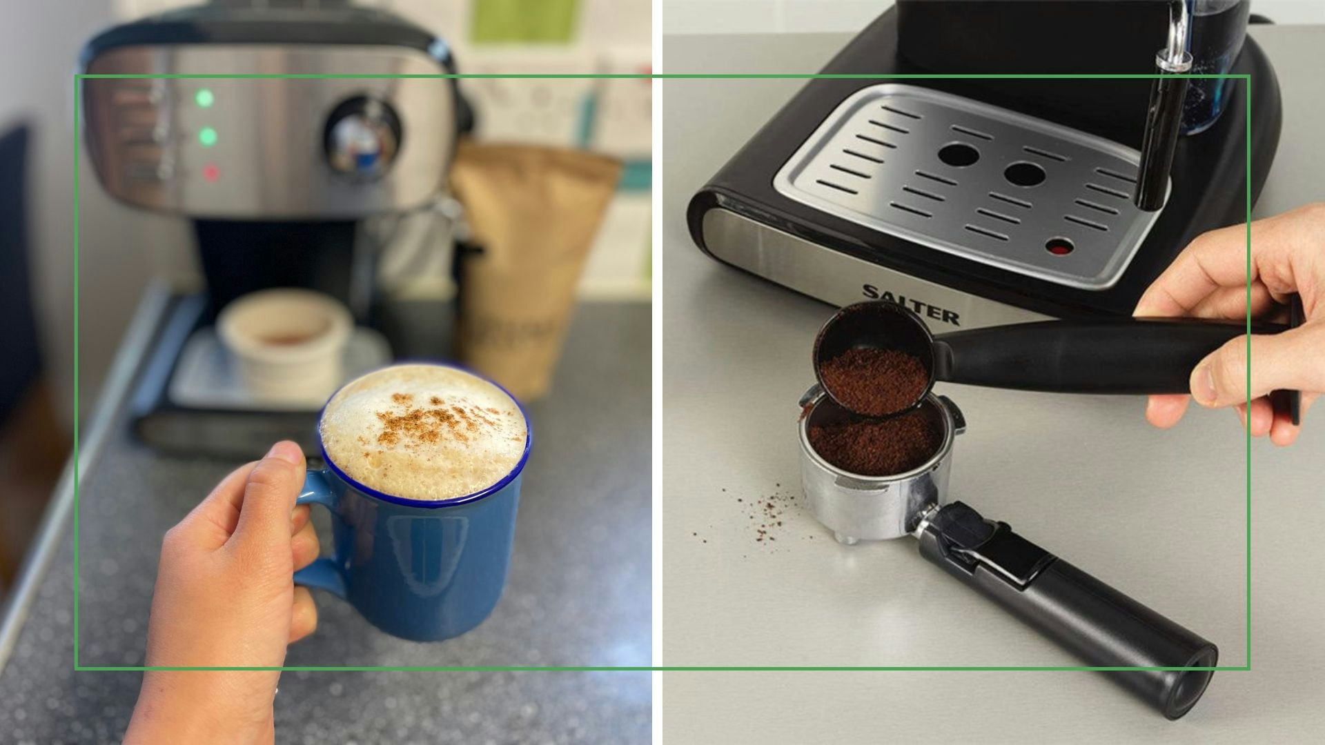 Sage The Barista Pro Espresso Machine, Brushed Steel - Crema