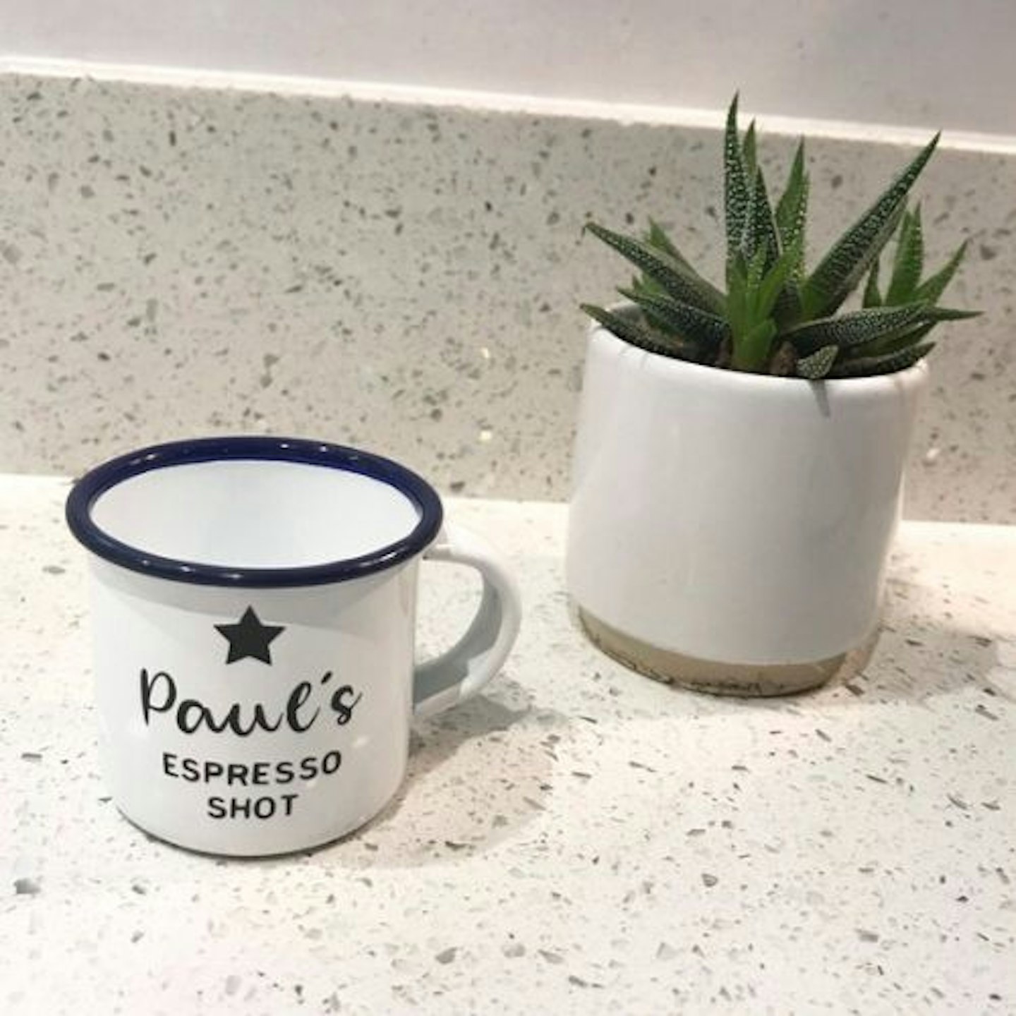 Personalised White Espresso Cup