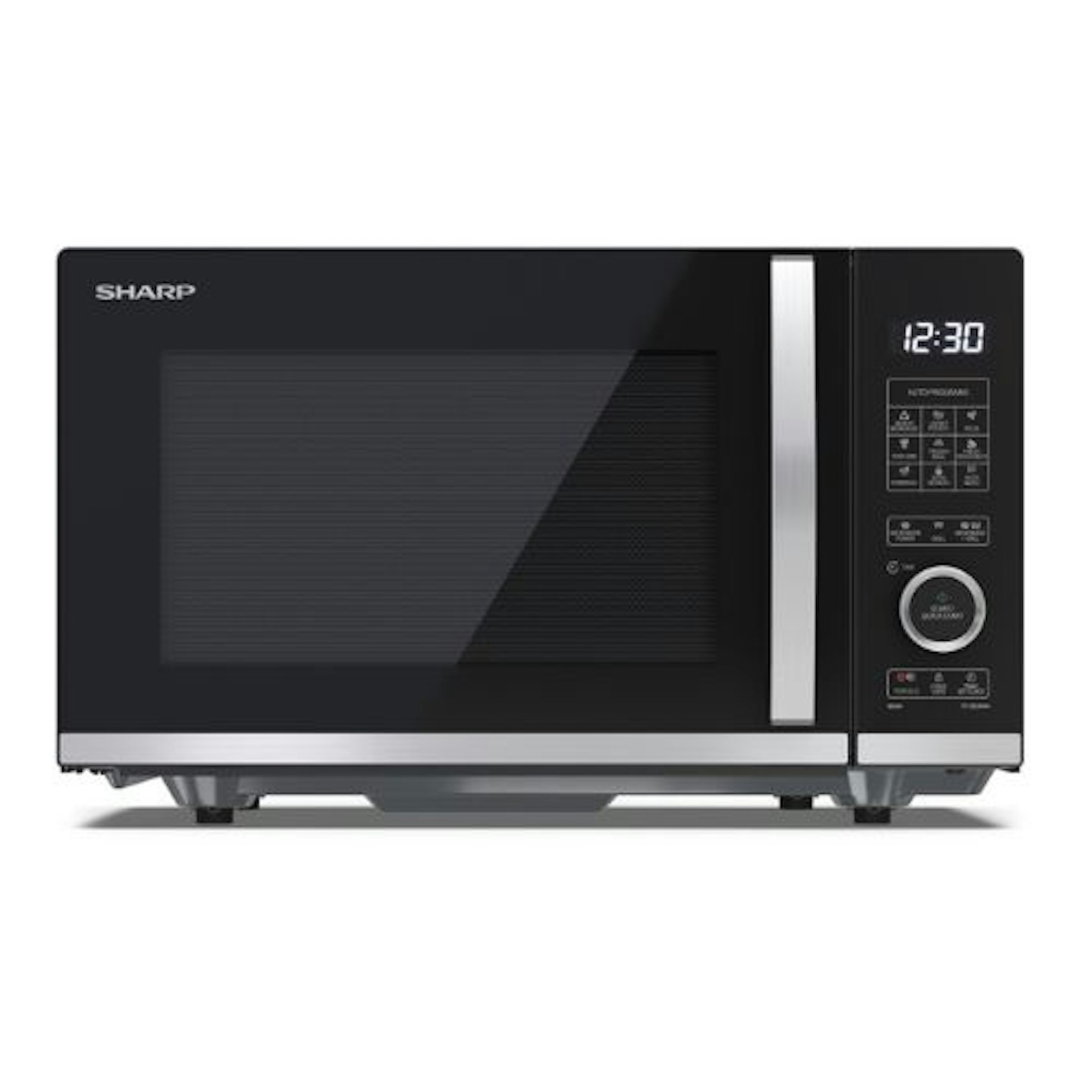 Sharp 20L Digital Flatbed Microwave with Grill - Black
