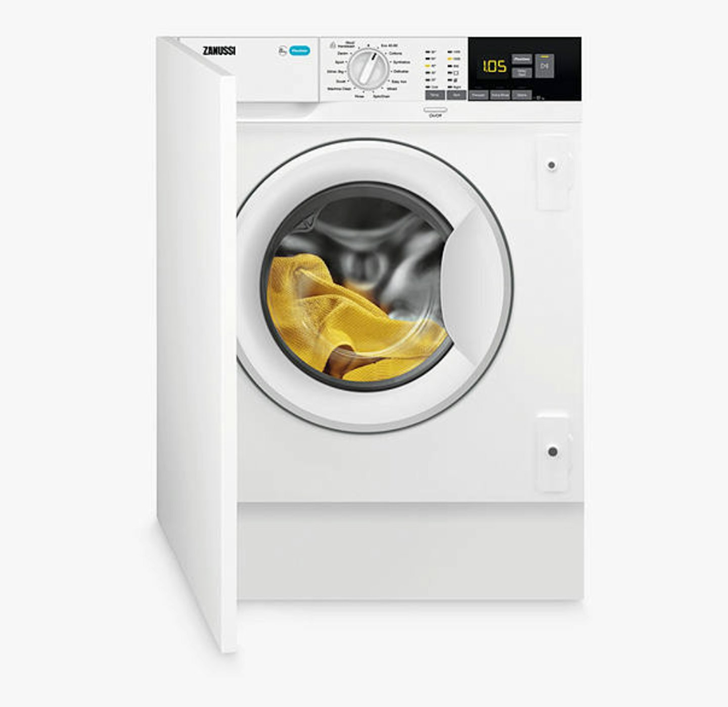 Z814W85BI Integrated Washing Machine, 8kg Load, 1400rpm Spin, White
