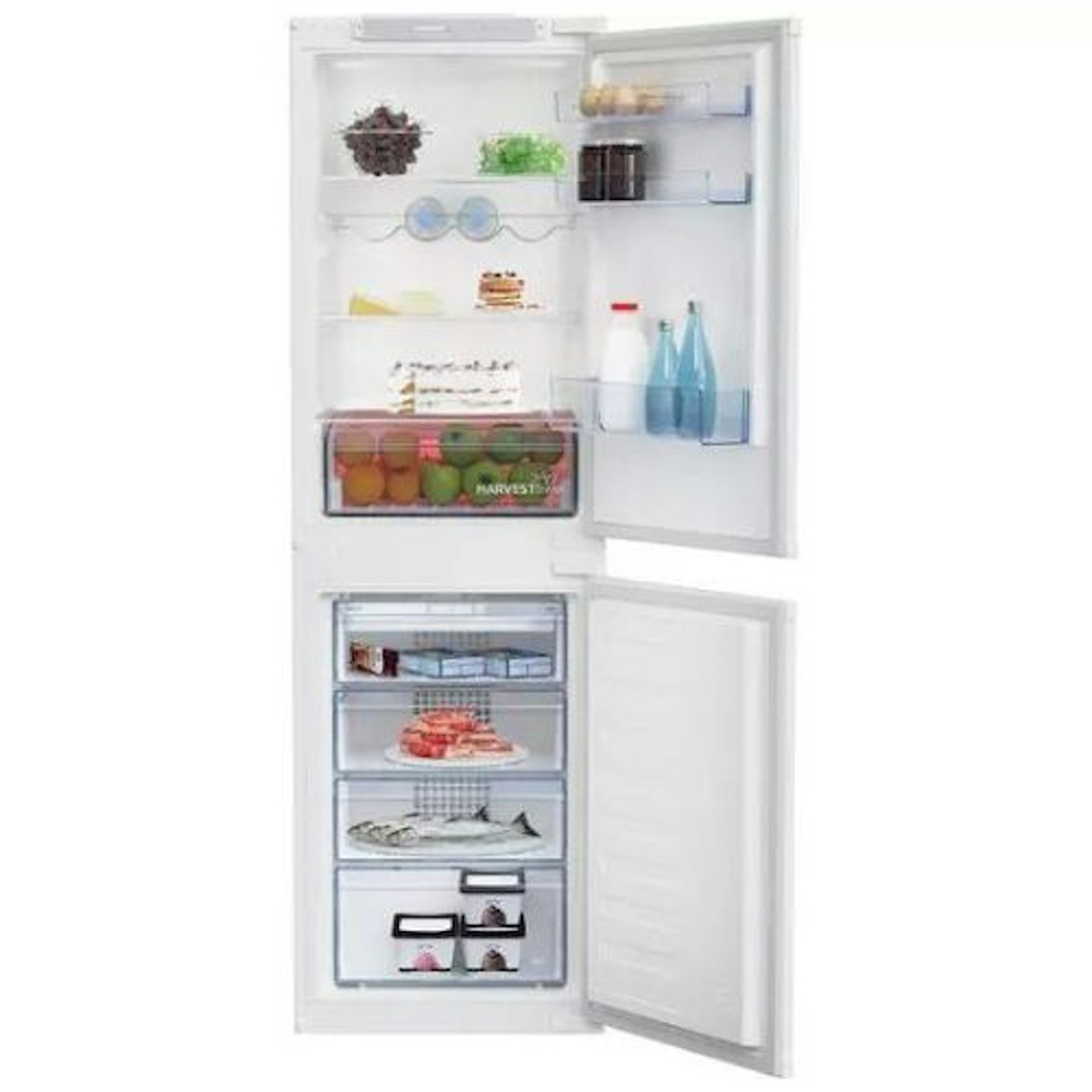 BEKO Pro HarvestFresh BCFD4V50 Integrated 50/50 Fridge Freezer 