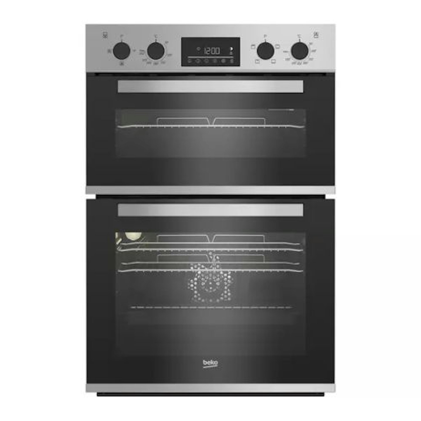 BEKO Pro RecycledNet BBXDF22300S Electric Double Oven - Silver