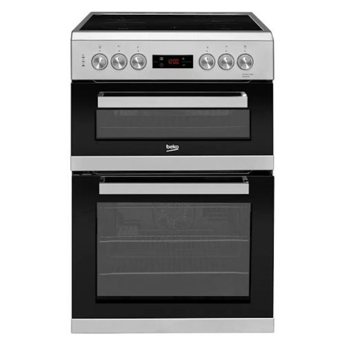 Beko KDC653S 60cm Double Oven Electric Cooker