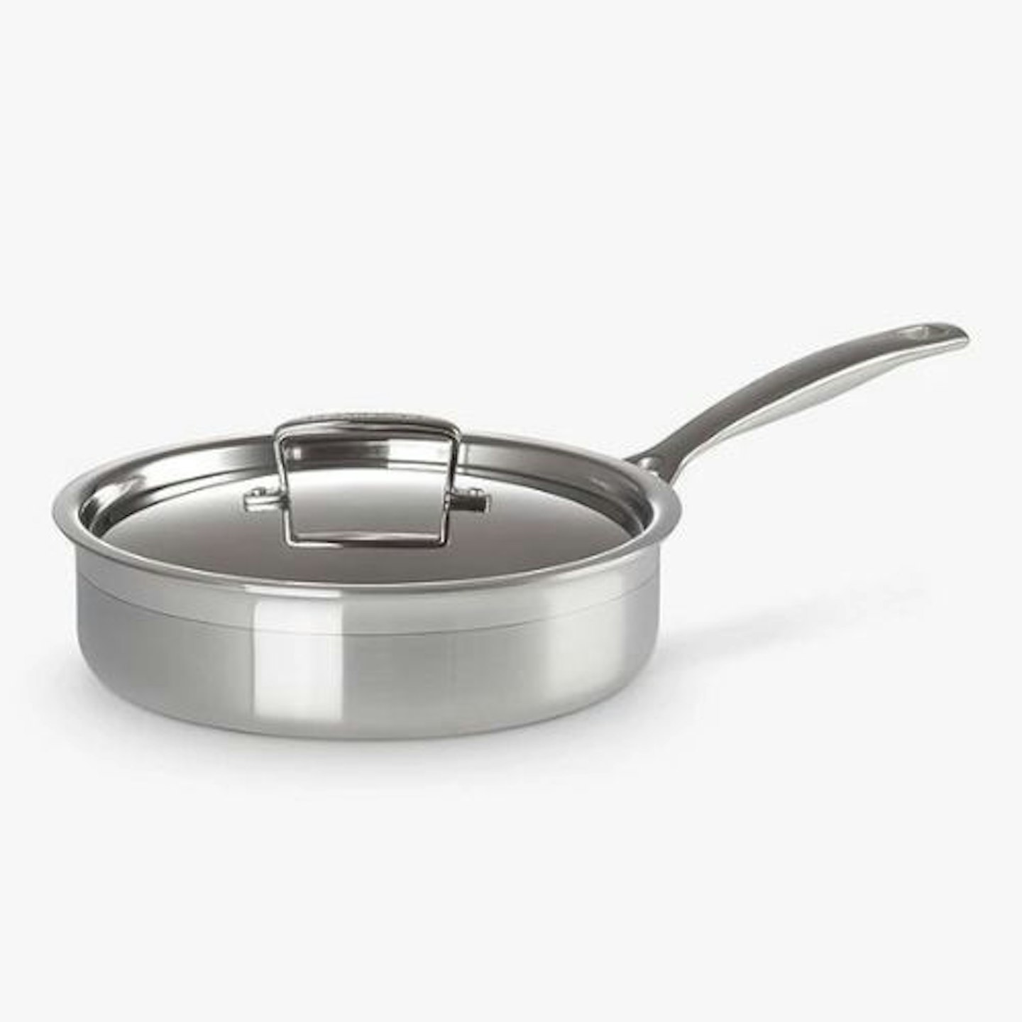 Le Creuset 3-Ply Stainless Steel Sauté Pan with Lid, 24cm
