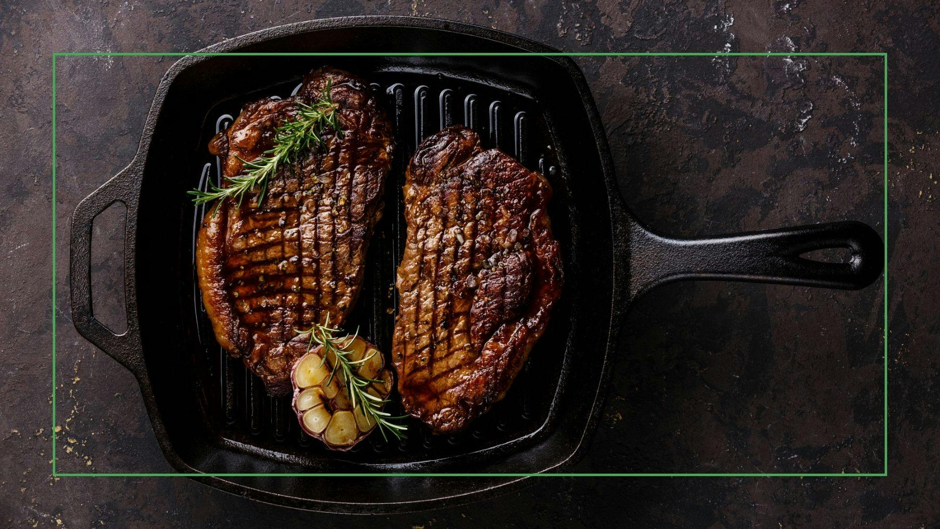 Griddle pan clearance for steak