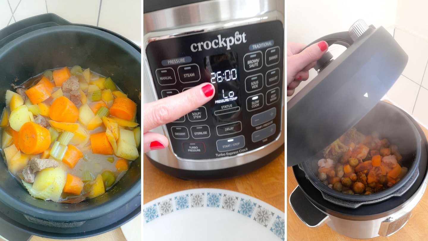 Pressure Cooker Chorizo Risotto and Crock-Pot® Express Multi-Cooker Review  - Searching for Spice