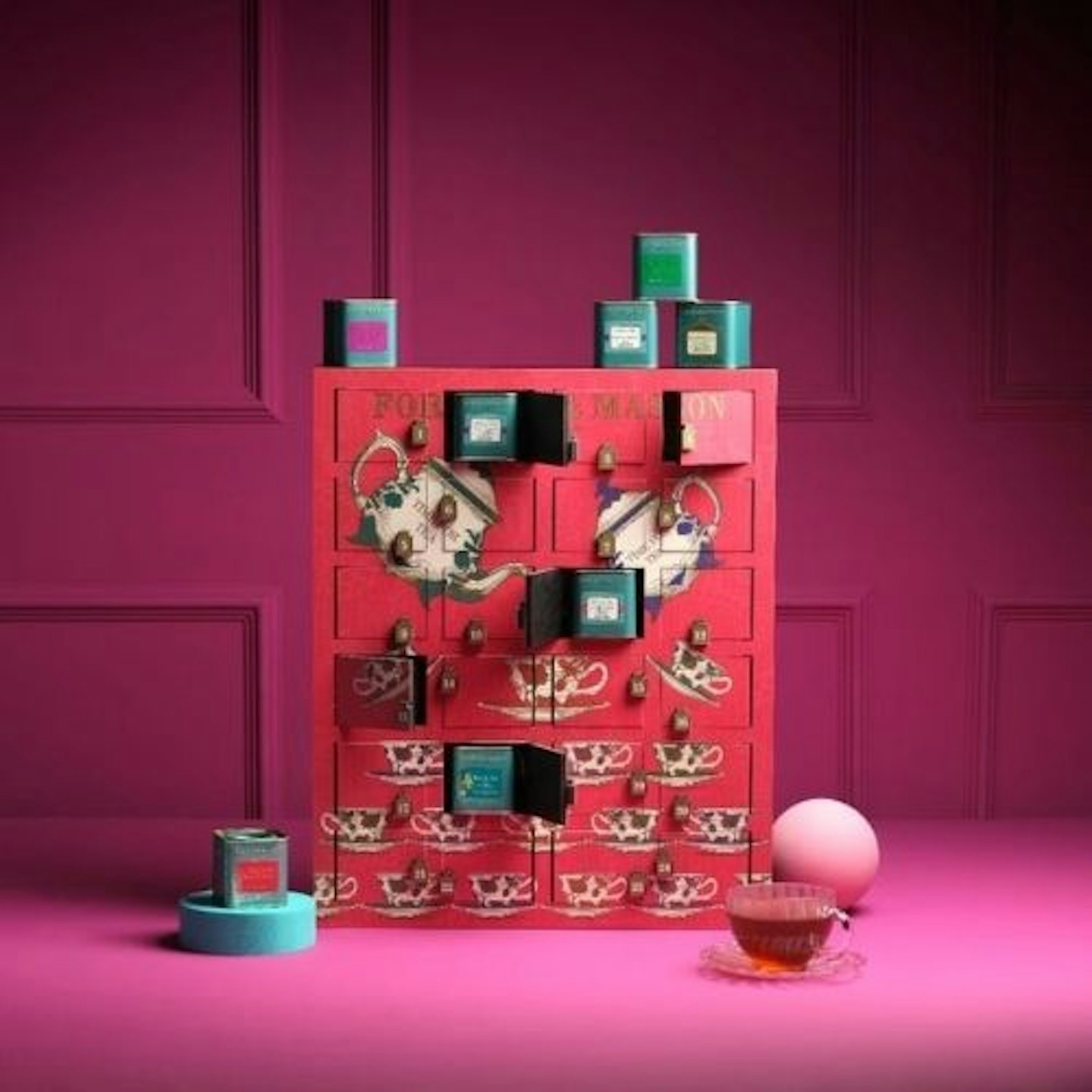 Fortnum’s Tea Filled Wooden Advent Calendar, 600g