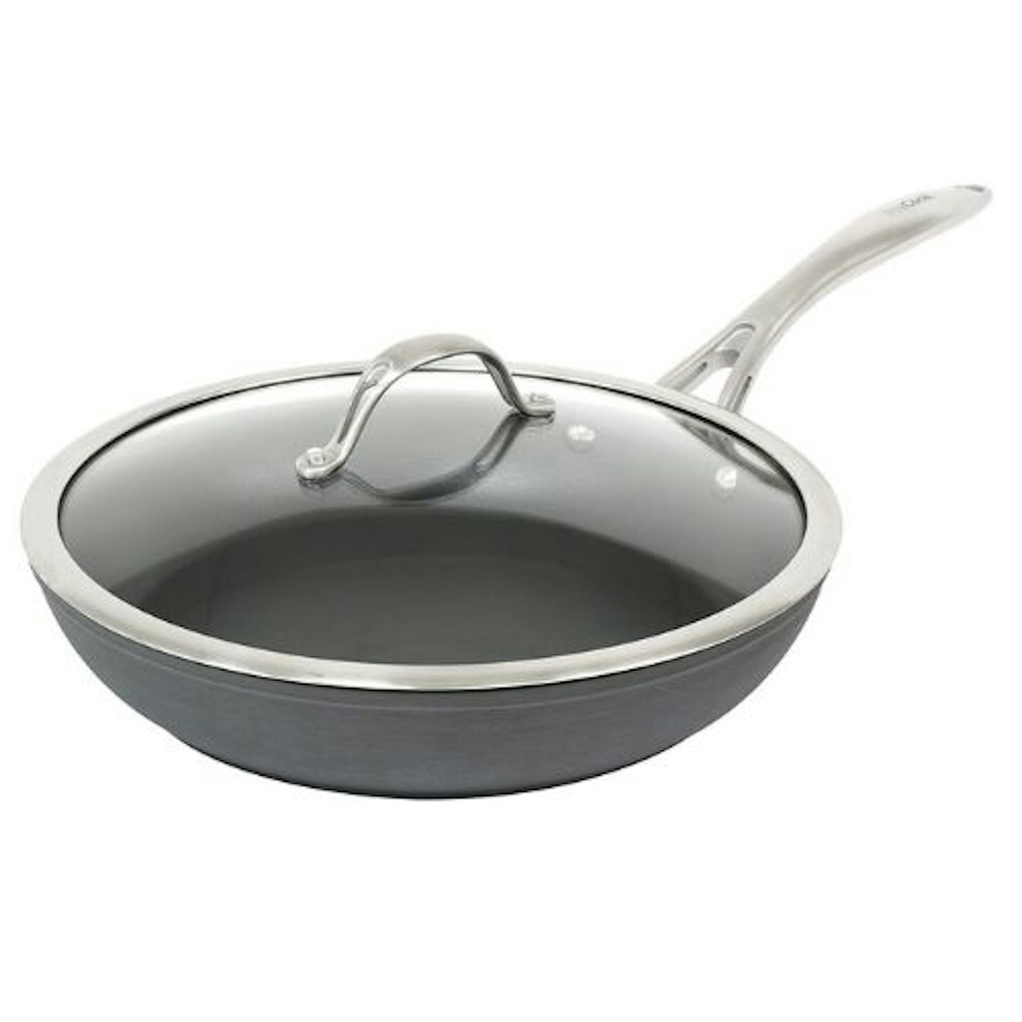 Professional Anodised Frying Pan with Lid