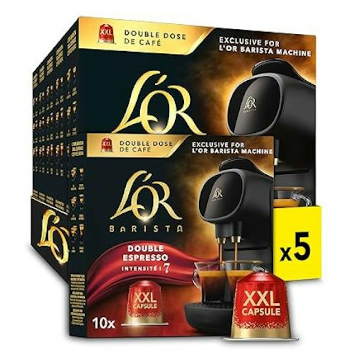 L’OR BARISTA Double Splendente XXL Aluminium Coffee Capsules