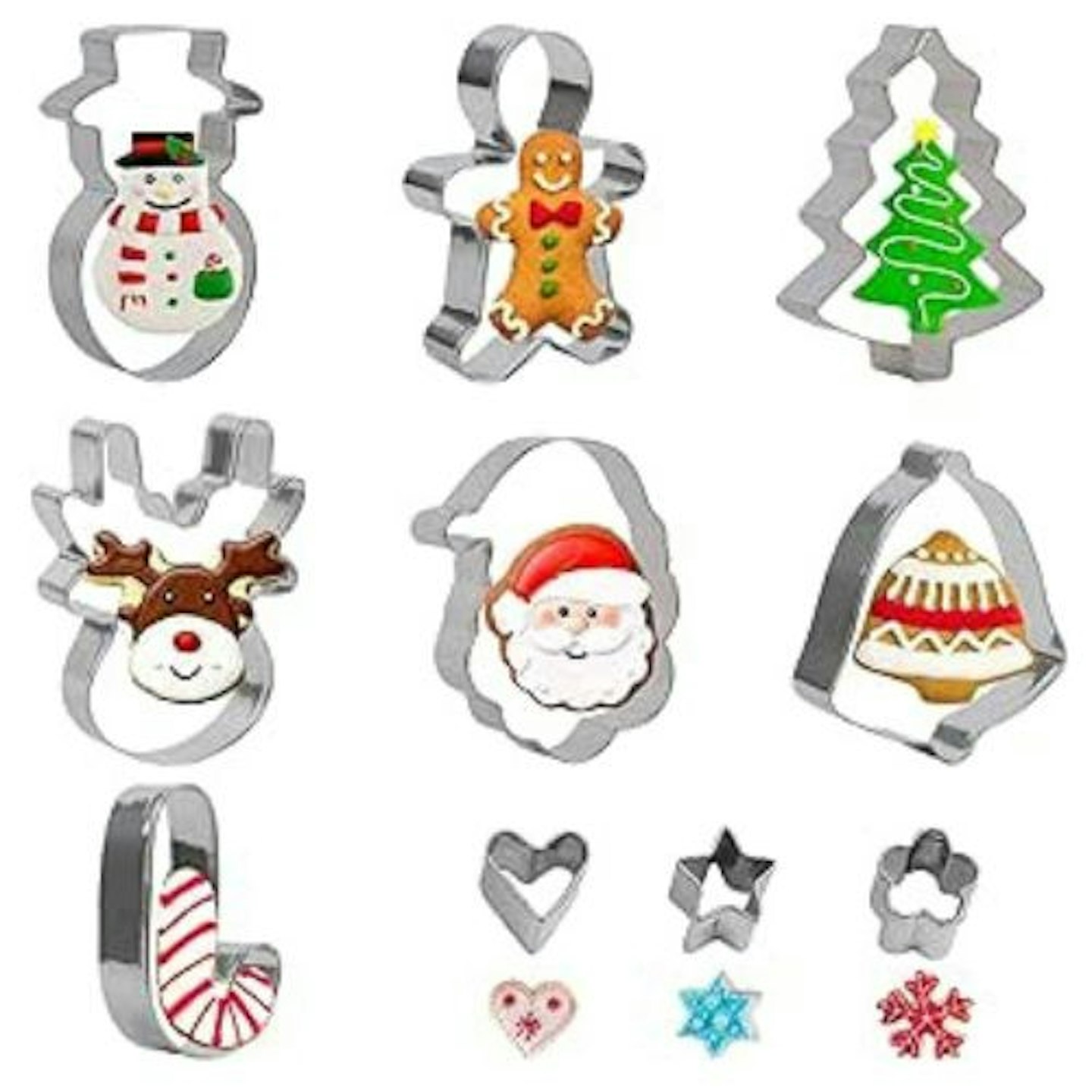 SULOLI Christmas Cookie Cutter Set,10 Pack