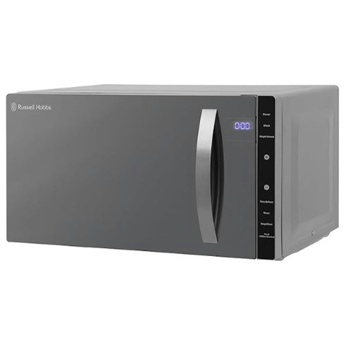 Russell Hobbs Silver Digital Flatbed Solo Microwave