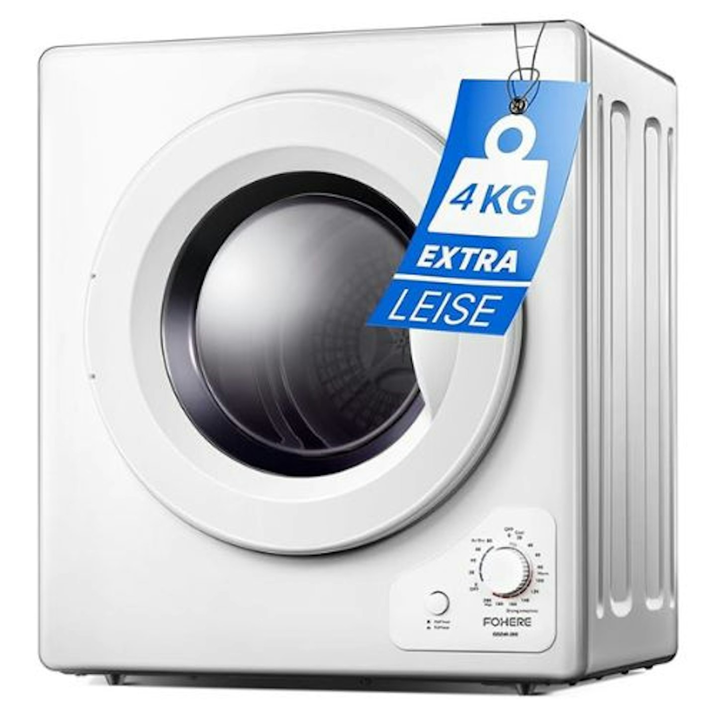 FOHERE 4KG Vented Tumble Dryer with Sensor Dry