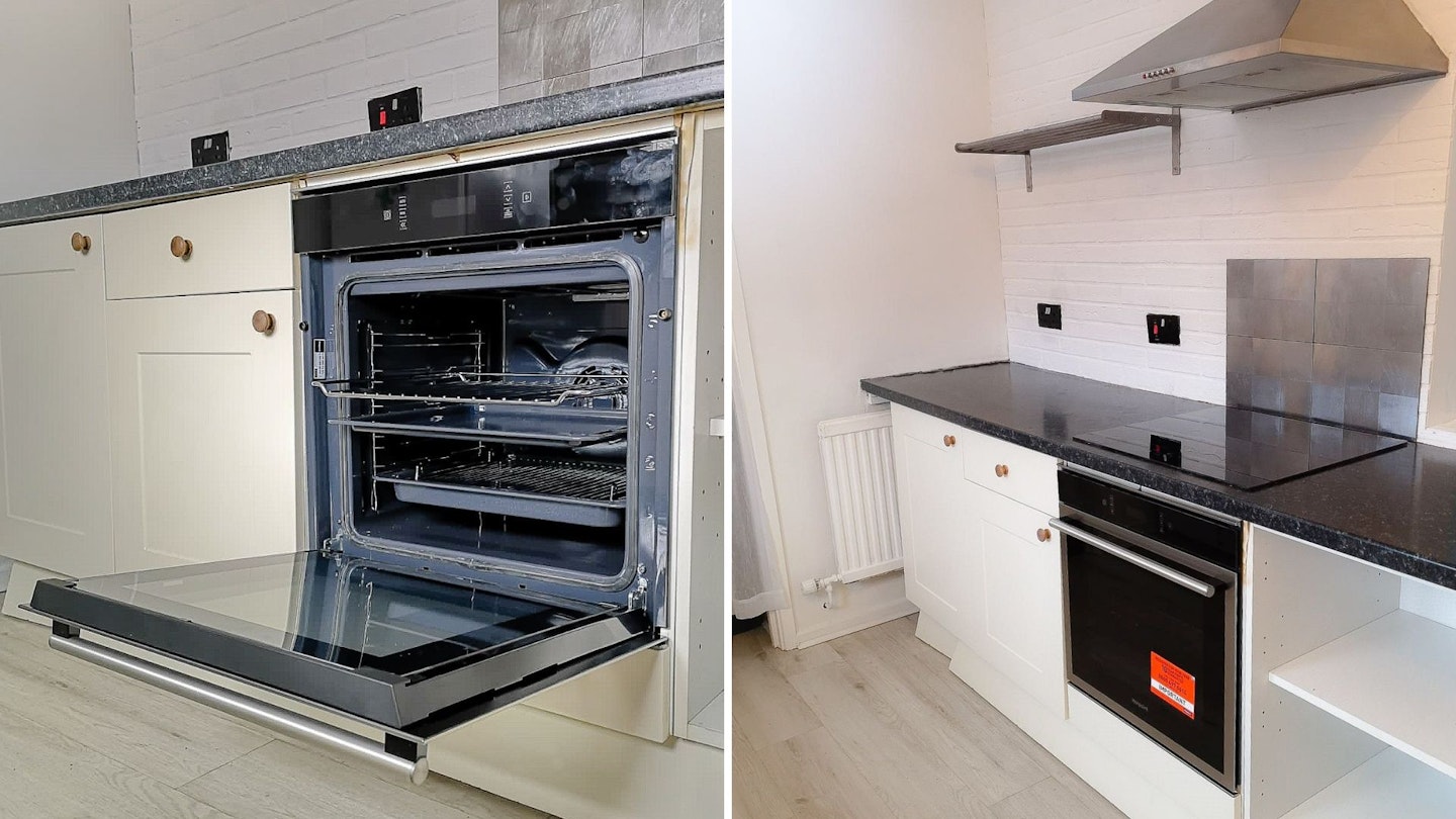 Brand new Hotpoint oven inside and outside