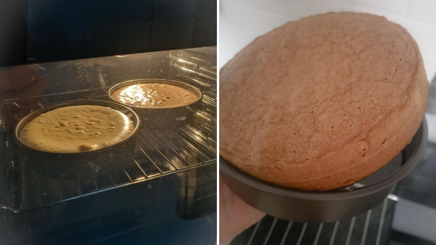 Baking sponge cakes in the Hotpoint oven