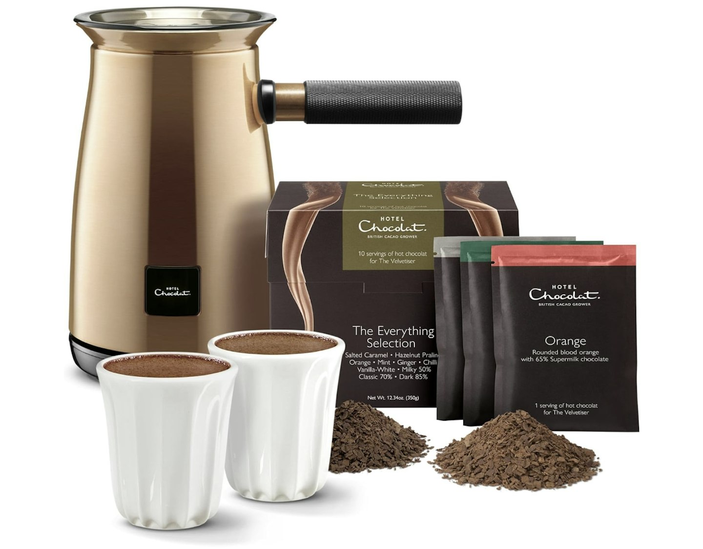  Hotel Chocolat Velvetiser Hot Chocolate Machine Complete Starter Kit