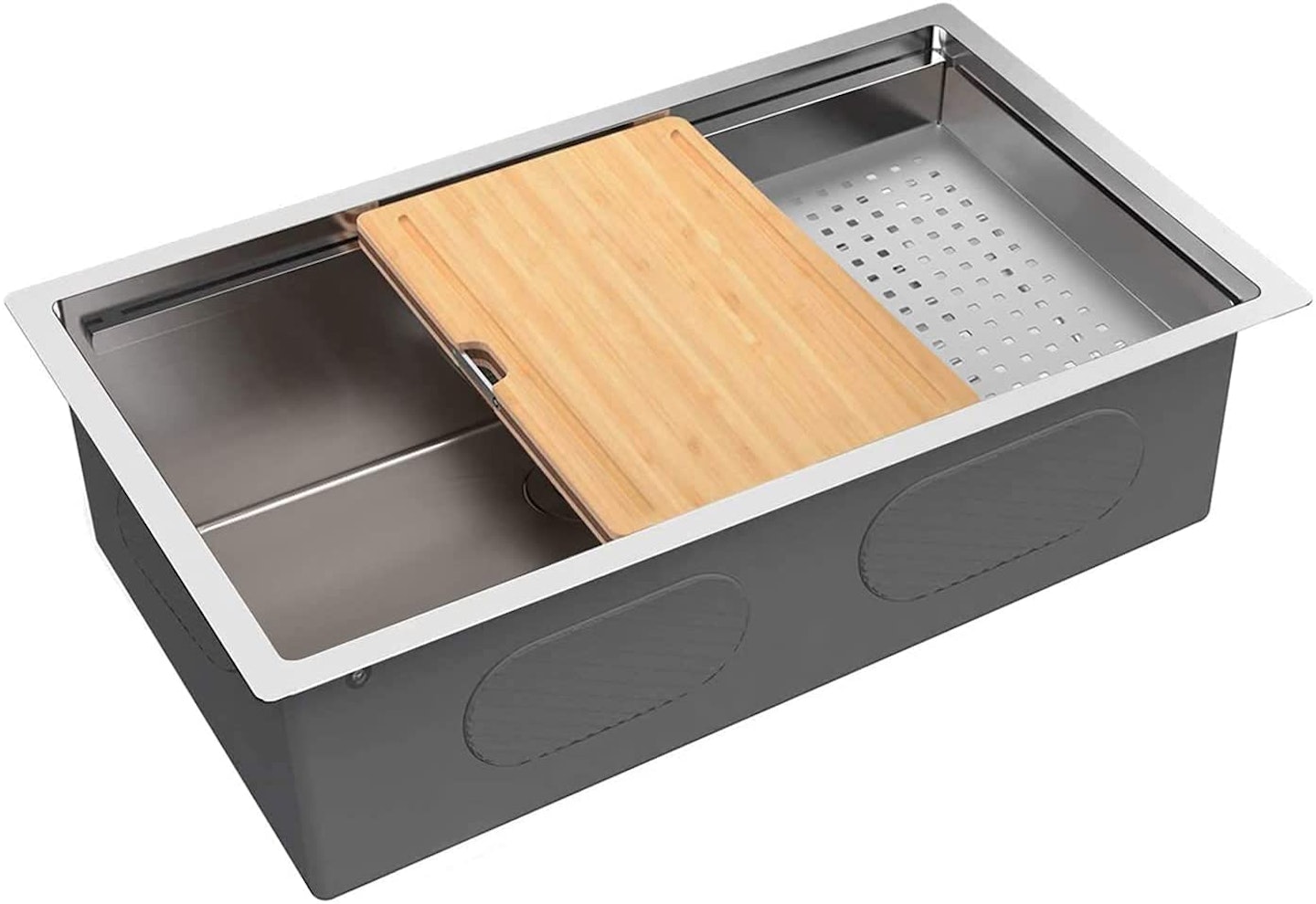 KORVO Workstation Ledge Kitchen Sink